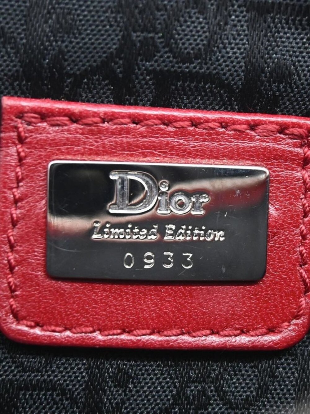 Christian Dior Red Canvas Dior's Victim Limited Saddle Handbag - Picture 10 of 11